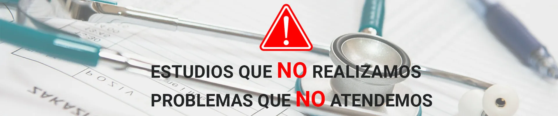 estudios y problemas que no antendemos